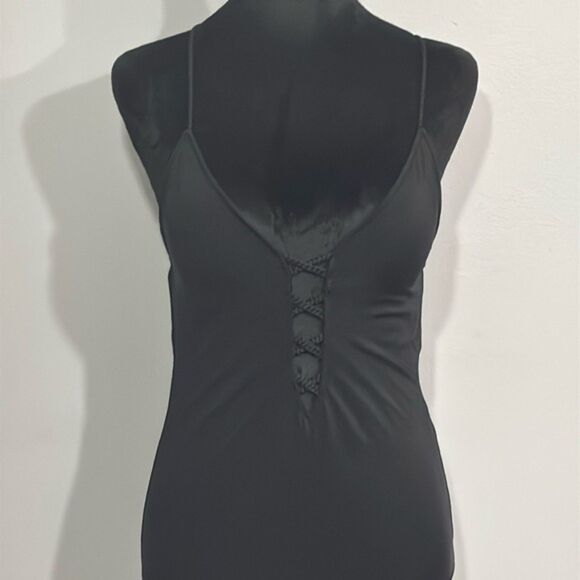 Victoria’s Secret | Lace-Up Negril Plunge One Piece Swimsuit Bathing Suit L - Picture 3 of 16